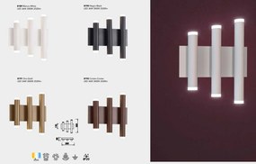 Aplica de perete LED tubular design minimalist CALA alb