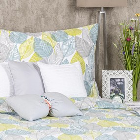 Lenjerie de pat din bumbac 4Home Nordic Leaves, 140 x 220 cm, 70 x 90 cm, 140 x 220 cm, 70 x 90 cm