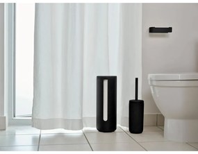 Suport pentru hârtie igienică negru din metal Ume – Zone