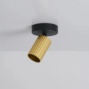 Spot din aluminiu canelat Anna auriu