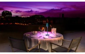 Lampă LED reîncărcabilă dimabilă de masă Retlux LED/3W/1800 mAh albastru închis