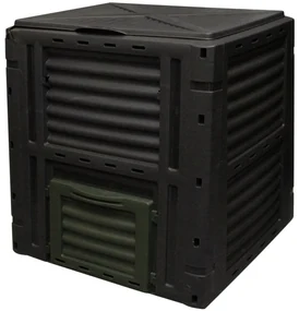 Compostor, 450 l , negru, 80 x 80 x 81 cm