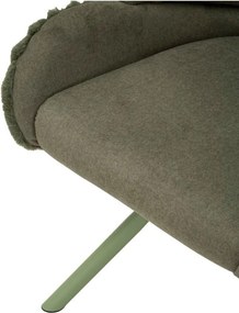 Set de scaune de sufragerie verde cu cotiere 2 buc. tapițat Stockholm – Mauro Ferretti