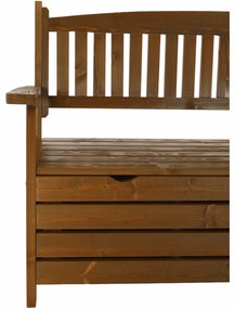 Bancă de grădină, maro, 150cm, AMULA