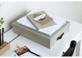 Cutie de depozitare Bigso Box of Sweden Oskar, bej