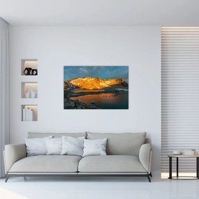 Tablou cu peisaj montan (90x60 cm)
