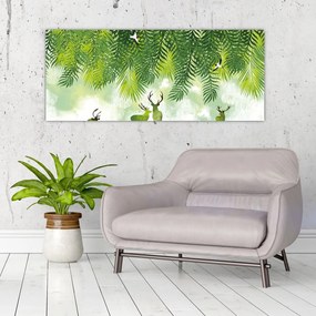Tablou - Ceb în pădure (120x50 cm)