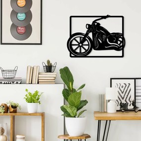 DUBLEZ | Tablou din lemn pentru perete - Motocicleta Chopper