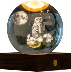 Decorațiune luminoasă portabilă cu USB ø 8 cm Amber – Gingko