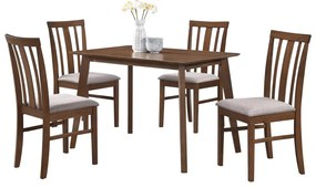 Set mobilier sufragerie Republica (nuc + bej) (pentru 4 persoane). 1116489