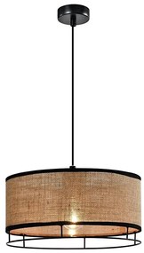 Lustră cu cablu ARDI, 1xE27/40W/230V, maro/negru