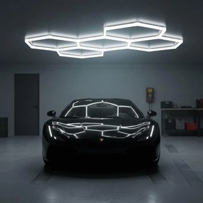 Plafonieră LED HEXLINE LED/216W/230V 6500K 208x300 cm albă