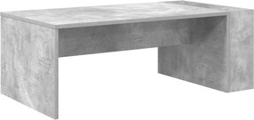 vidaXL Masă de cafea Gri din beton 95 x 50 x 34 cm Lemn compozit