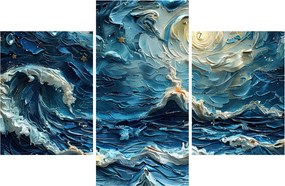 Tablou - Pictura cerului și a mării (90x60 cm)