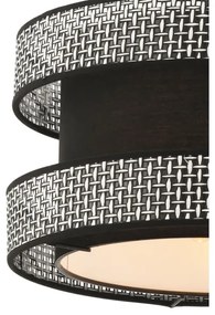 Lustră suspendată pe cablu HALO 1xE27/60W/230V negru/gri