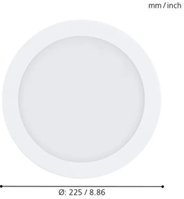 Eglo 96668 - Spot încastrat LED RGBW dimabil FUEVA-C LED/15,6W/230V