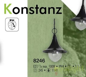 Pendul de exterior clasic, IP44, Konstanz 8246 RX