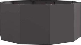 vidaXL Jardinieră Negru 120 x 120 x 50 cm Oțel