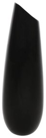 Vază ceramică Drop, 7 x 26 x 7 cm, negru