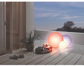 Lampă LED RGBW de exterior Eglo 55786 MONTEROLO-C 1xE27/9W/230V IP65 d. 30 cm + telecomandă