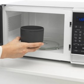 Cupa alimentara Brabantia Make&Take 1006296, 500+180 ml, Inchidere cu filet, fFara BPA, Gri închis