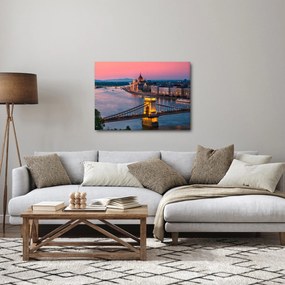 Tablou - Panorama orașului Budapesta, Ungaria (70x50 cm)