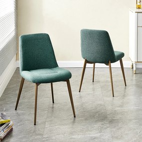 Scaun verde pentru bucătărie, soft, în stil art nouveau - 2 buc. Deprimo jj70zs2144 by Deprimo