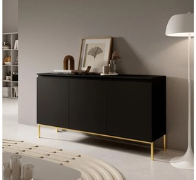 Dulap Bennasi B3  (negru + auriu). 1098846