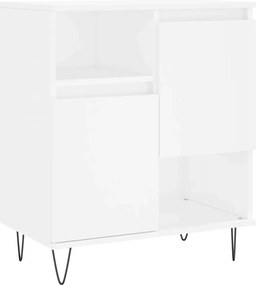 vidaXL Servantă, alb, 60x35x70 cm, lemn prelucrat