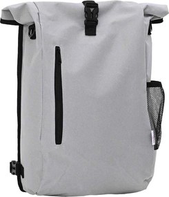 vidaXL Geantă de bicicletă Gri 31 x 13 x 58 cm Poliester