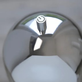 Schöner Wohnen 19244-17 - Lampă de masă LED BELLIS, cu dimmer, LED 2,5W/5V, IP54, crom