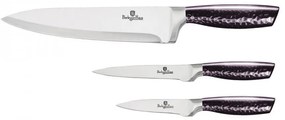 Set cutite (3 piese) Purple Eclipse Collection BerlingerHaus BH 2675