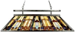 Elstead QZ-INGLENOOK-ISLE - Lustru Tiffany INGLENOOK suspendat pe lanț 3xE27/100W/230V