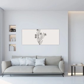 Tablou - Floare de pajiște N⁰1 (120x50 cm)
