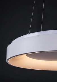 Lustra LED cu telecomanda design modern Ceilo alb 48cm