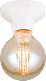 Mini Plafoniera din ceramica alba FROST