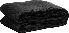 vidaXL Covor de cort, negru, 400x400 cm, HDPE