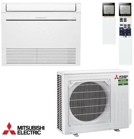 Aparat de aer conditionat inverter pentru podea Mitsubishi Electric MFZ-KT50VG + SUZ-M50VA, 18000 BTU, 40 m², A++, R-32, Alb