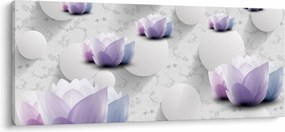 Tablou cu flori (120x50 cm)