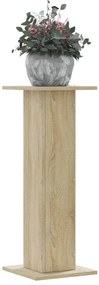 vidaXL Suporturi de plante 2 buc. sonoma 30x30x80 cm lemn prelucrat