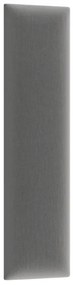 Panou de perete tapițat QUADRATTA 15x60 cm, gri