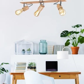 Lustr GUSTAVO 3xE27/60W/230V montat aproape de tavan