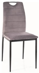 Scaun de bucaterie Rip Velvet, gri
