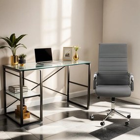 Scaun de birou cu manere metalice OFF 937 gri