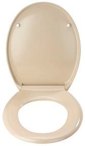 Capac WC cu închidere lentă Wenko Premium Ottana, 45,2 x 37,5 cm, roz pal