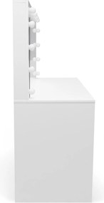 Măsuță toaletă Velinio XL 120 cm - alb