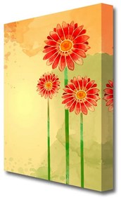 Tablou canvas 'Trio of Daisies Flowers' 101.6 cm Inaltime x 66 cm Latime