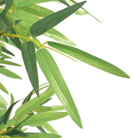 Bambus artificial cu ghiveci 120 cm, verde 1, 120 cm