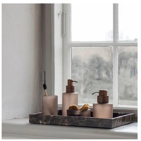 Suport pentru periuța de dinți maro din sticlă Modest – Mette Ditmer Denmark