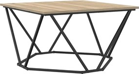 vidaXL Masă de cafea Stejar Sonoma 80 x 80 x 45 cm